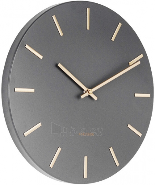 Laikrodis Karlsson Wall clock KA5821GY paveikslėlis 2 iš 2