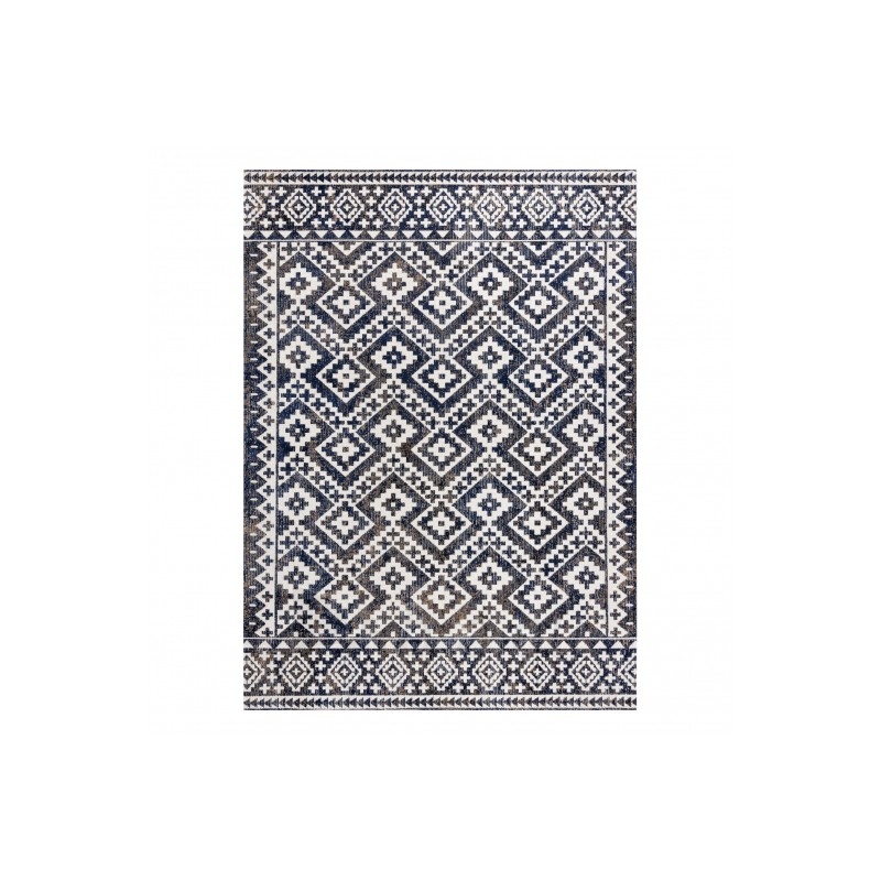 Lauko kilimas su mėlynais raštais MUNDO | 120x170 cm paveikslėlis 2 iš 16