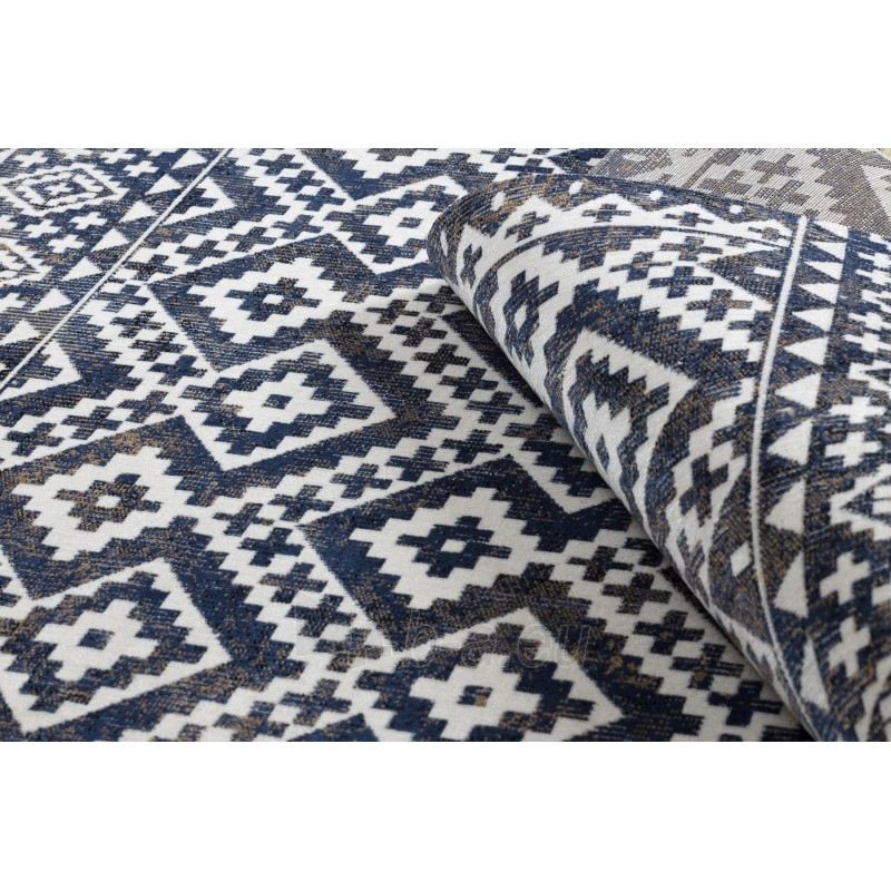 Lauko kilimas su mėlynais raštais MUNDO | 140x190 cm paveikslėlis 12 iš 16