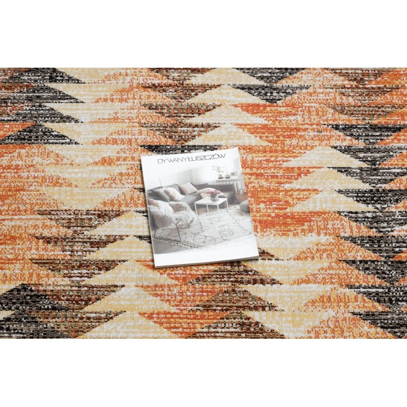 Lauko kilimas su oranžiniais akcentais MUNDO | 120x170 cm paveikslėlis 1 iš 16