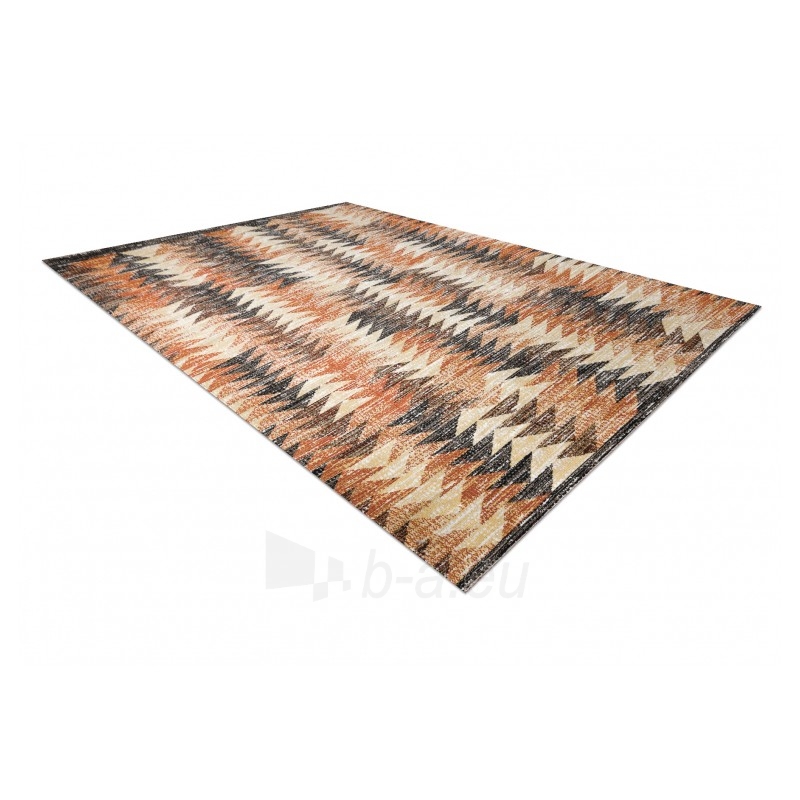 Lauko kilimas su oranžiniais akcentais MUNDO | 80x250 cm paveikslėlis 3 iš 16