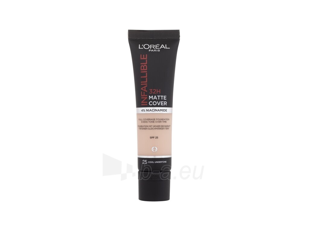 L´Oréal Paris Infallible 25 Rose Ivory 24H Matte Cover Makeup 30ml paveikslėlis 2 iš 2