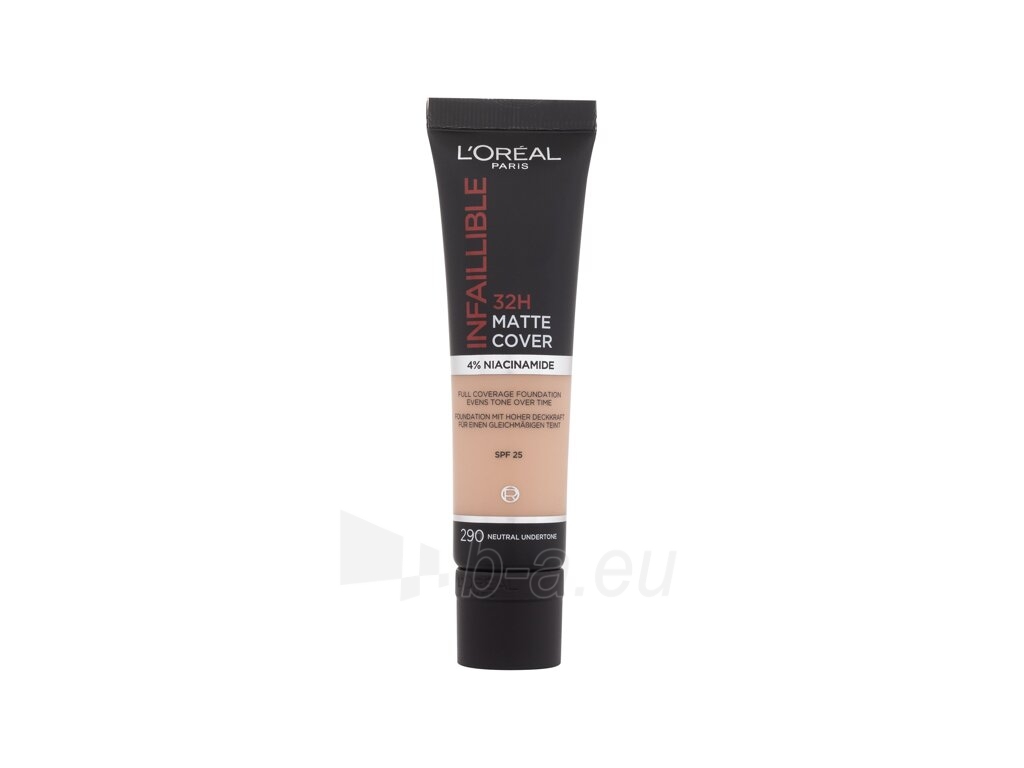 L´Oréal Paris Infallible 290 Golden Amber 24H Matte Cover Makeup 30ml paveikslėlis 2 iš 2