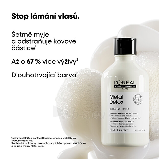 L´Oréal Professionnel Serie Expert Metal Detox ( Professional Shampoo) Hair Cleansing Shampoo - 300 ml paveikslėlis 2 iš 8