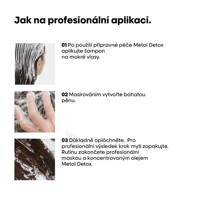 L´Oréal Professionnel Serie Expert Metal Detox ( Professional Shampoo) Hair Cleansing Shampoo - 300 ml paveikslėlis 8 iš 8