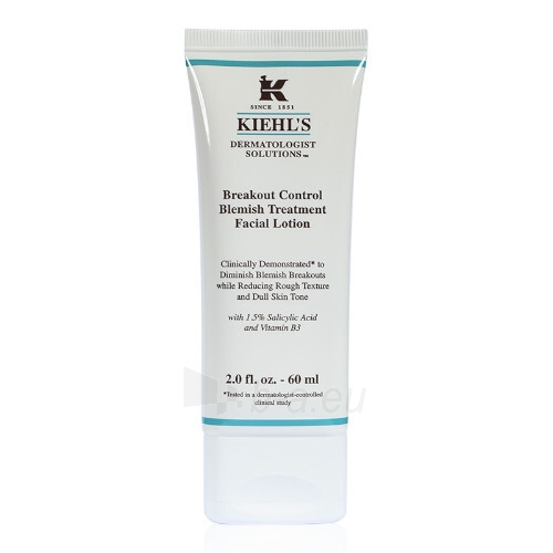 Losjonas Kiehl´s Acne Pleť Cream Derma tologist Solutions Breakout Control 60 ml paveikslėlis 1 iš 1