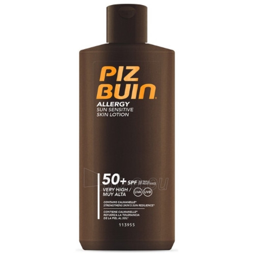 Losjonas skirtas degintis jautriai odai Piz Buin Allergy SPF 50+ 200 ml paveikslėlis 1 iš 1