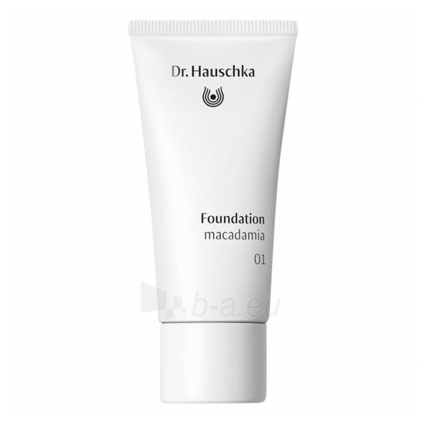 Makiažo pagrindas Dr. Hauschka Nourishing Makeup with Mineral Pigments (Foundation) 30 ml 01 Macadamia paveikslėlis 5 iš 9