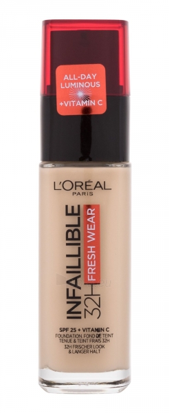 Makiažo pagrindas L´Oréal Paris Infaillible 145 Rose Beige 24H Fresh Wear Makeup 30ml paveikslėlis 2 iš 2