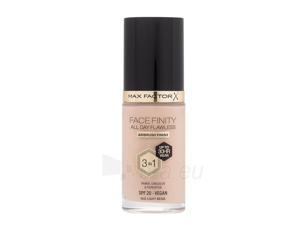 Max Factor Facefinity 32 Light Beige 3 in 1 30ml SPF20 paveikslėlis 2 iš 2