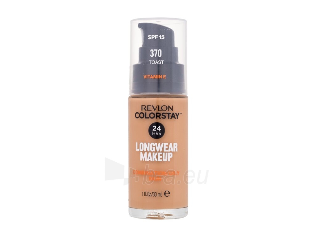 Makiažo pagrindas Revlon Colorstay Makeup Combination Oily Skin Cosmetic 30ml Nr. 370 Toast paveikslėlis 2 iš 2