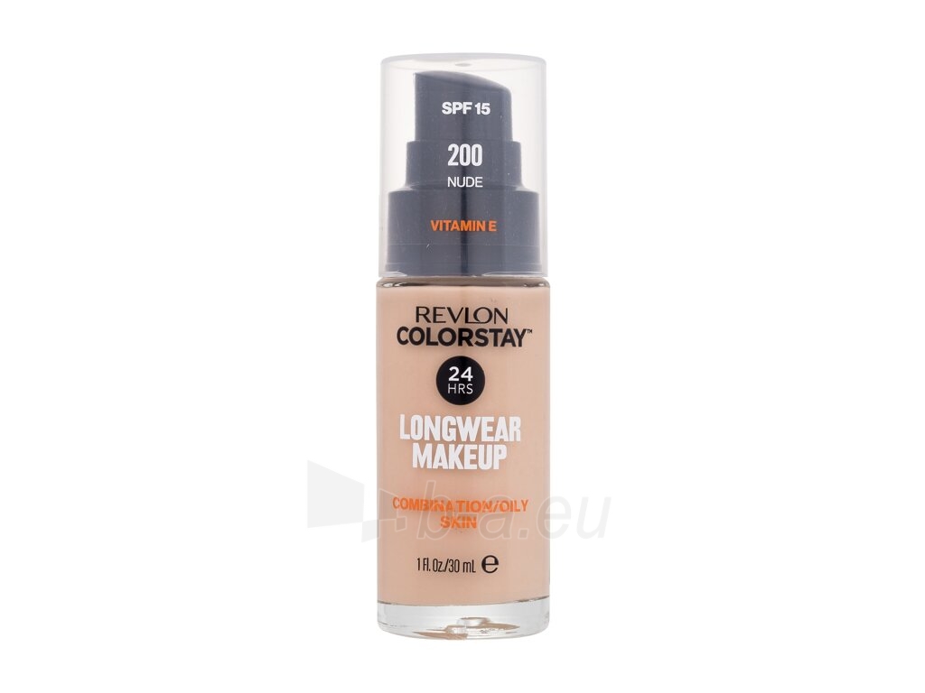 Makiažo pagrindas Revlon Colorstay Makeup Combination Oily Skin Cosmetic 30ml Shade 200 Nude paveikslėlis 2 iš 2