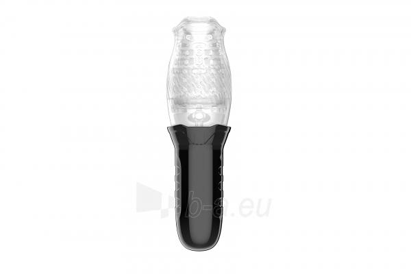 Masturbatorius Erolab Tornado Male Masturbator Black/Transparent (MSTRB01b) paveikslėlis 8 iš 10