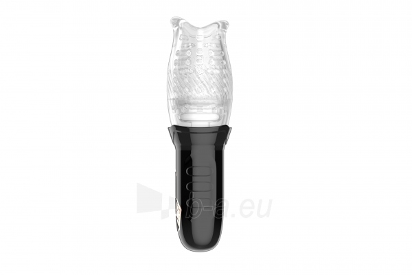 Masturbatorius Erolab Tornado Male Masturbator Black/Transparent (MSTRB01b) paveikslėlis 7 iš 10