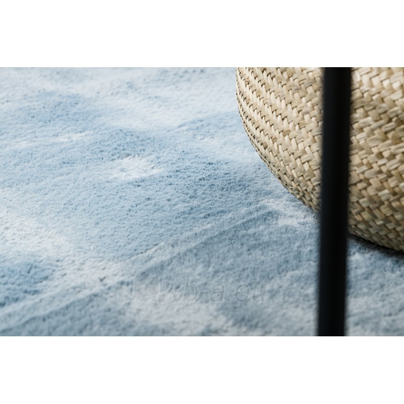 Mėlynas kailio imitacijos kilimas POSH | 50x80 cm paveikslėlis 10 iš 17