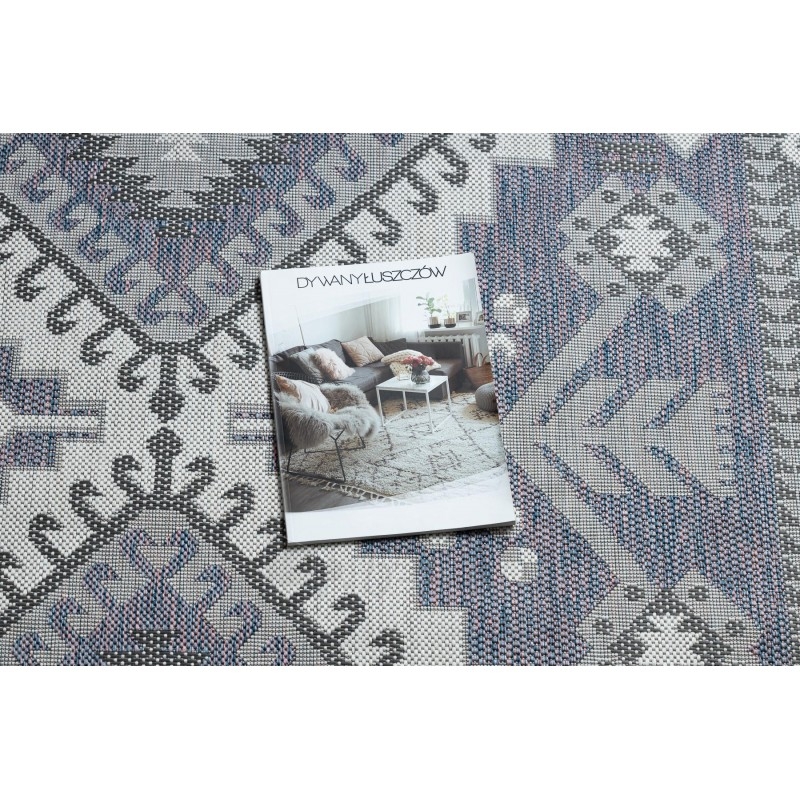 Mėlynos spalvos kilimas SION Acteka | 80x150 cm paveikslėlis 1 iš 16