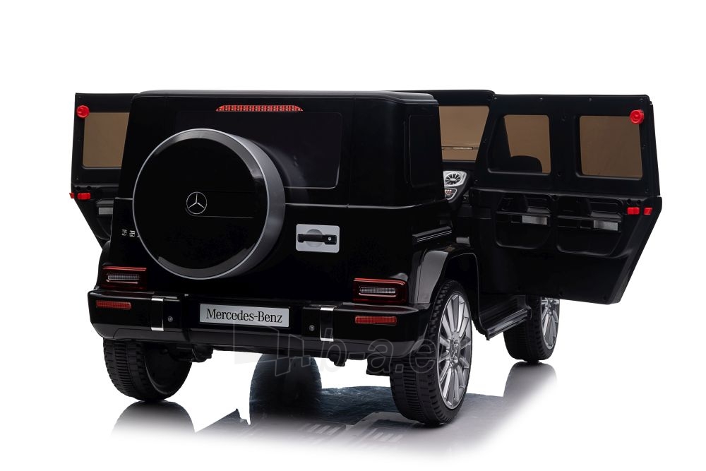 Mercedes G500 XMX627 elektromobilis, juodas paveikslėlis 7 iš 12