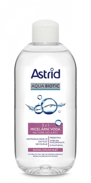 Micelinis vanduo Astrid Softening cleansing micellar water for dry and sensitive skin Soft Skin 200 ml paveikslėlis 1 iš 1