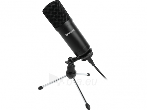 Mikrofonas Sandberg 126-09 Streamer USB Desk Microphone paveikslėlis 1 iš 3