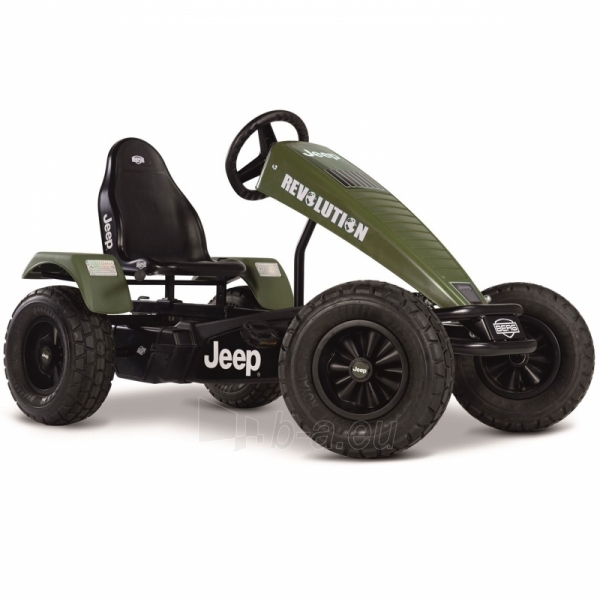 Minamas kartingas Jeep Revolution BFR, žalias paveikslėlis 1 iš 5