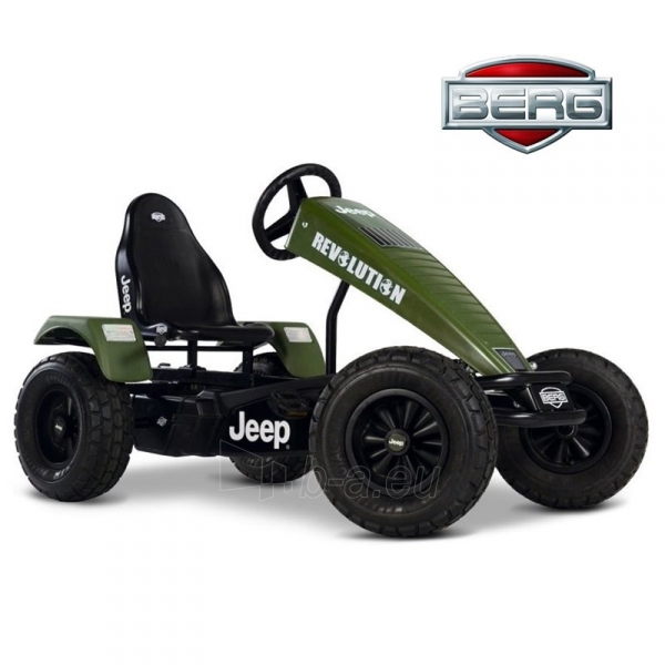 Minamas kartingas Jeep Revolution BFR, žalias paveikslėlis 3 iš 5