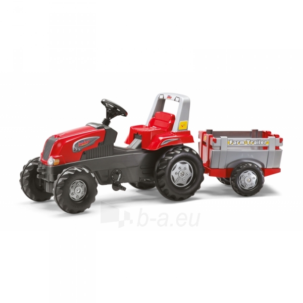 Minamas Traktoriaus Rolly Toys su Priekaba Junior 3-8 m. iki 50kg paveikslėlis 2 iš 2