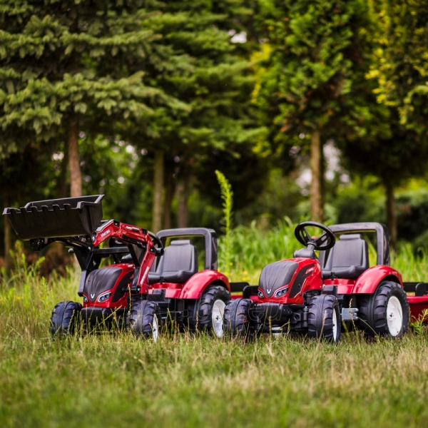 Minamas traktorius su priekaba - Valtra S4, raudonas paveikslėlis 10 iš 12