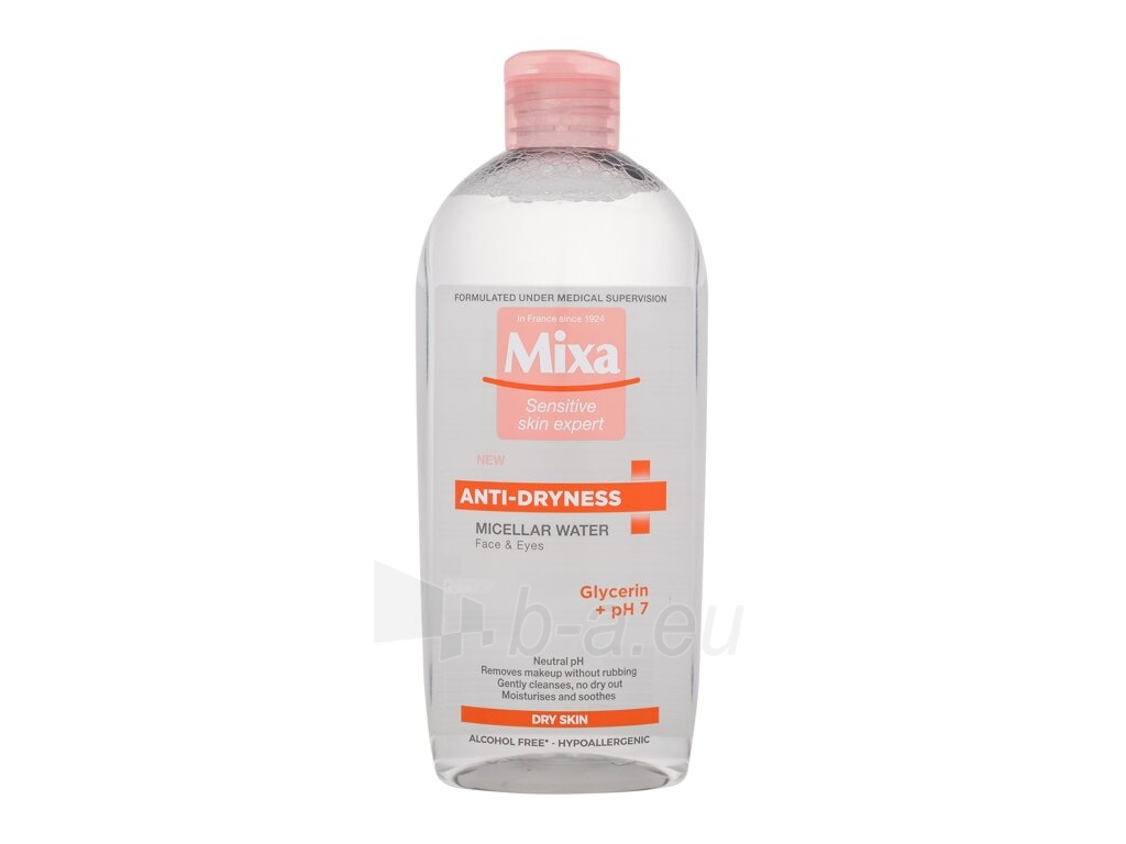 Mixa Micellar Water Anti-Dryness Cosmetic 400ml paveikslėlis 1 iš 1