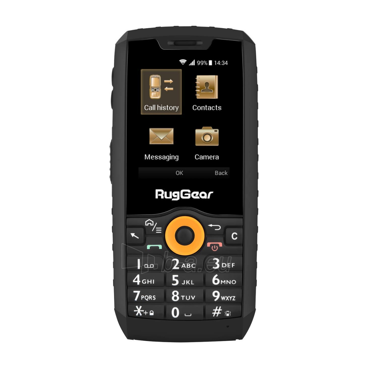 Mobilusis telefonas RugGear RG150 Dual black Дешевле в Интернете Низкая  цена | Pусский b-a.eu