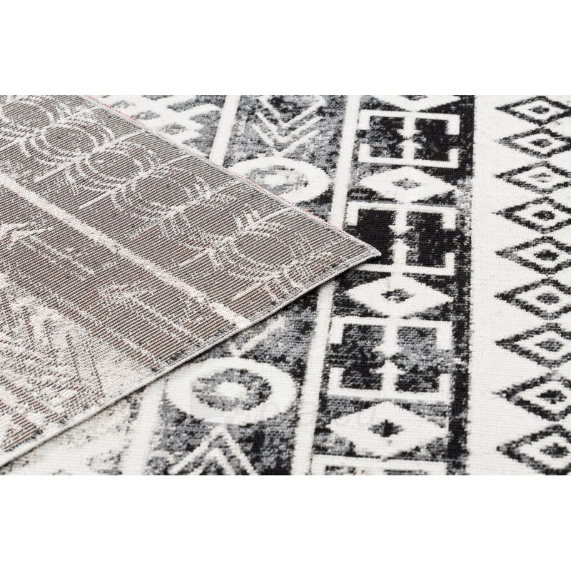 Modernus kilimas su juodais akcentais MUNDO Boho | 140x190 cm paveikslėlis 15 iš 16