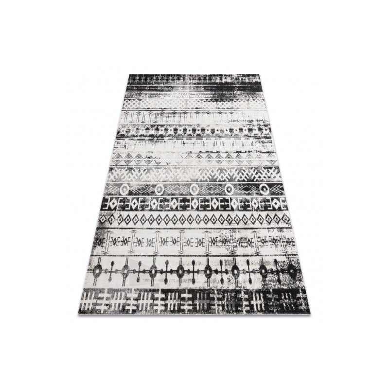 Modernus kilimas su juodais akcentais MUNDO Boho | 140x190 cm paveikslėlis 16 iš 16