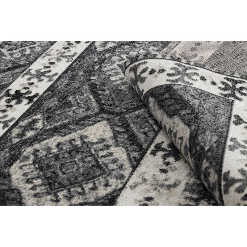 Modernus kilimas su juodos spalvos akcentais MUNDO Etnic | 120x170 cm paveikslėlis 12 iš 16
