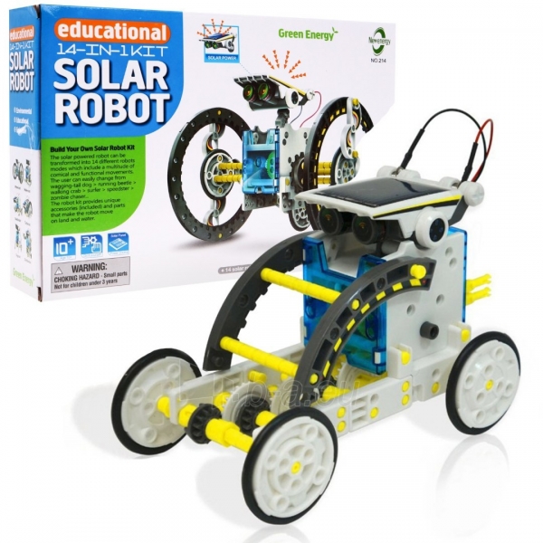 Mokslinis rinkinys - Solar Robot, 14in1 paveikslėlis 1 iš 17