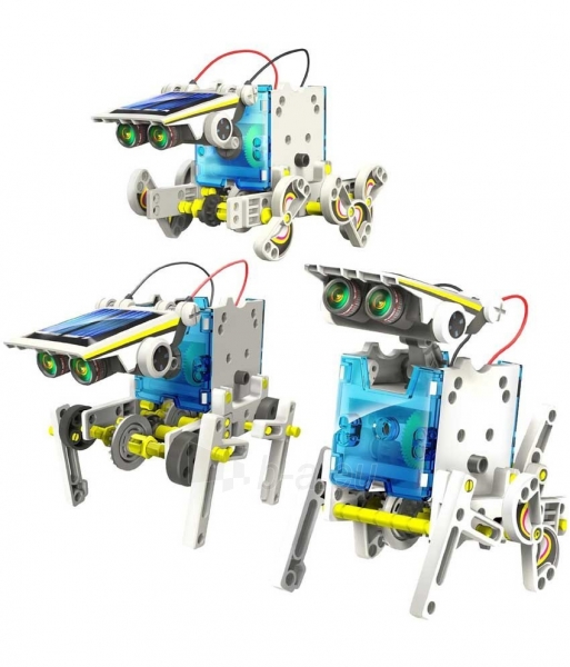 Mokslinis rinkinys - Solar Robot, 14in1 paveikslėlis 14 iš 17