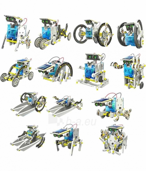 Mokslinis rinkinys - Solar Robot, 14in1 paveikslėlis 13 iš 17