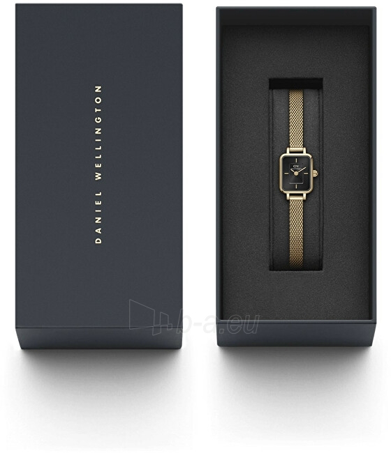 Women's watches Daniel Wellington Micro Quadro Mini Evergold Onyx DW00100652 paveikslėlis 5 iš 5