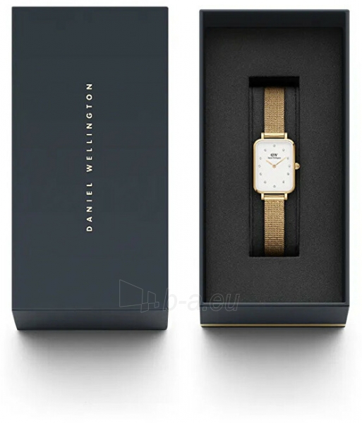 Women's watches Daniel Wellington Quadro 20X26 Pressed Evergold Lumine DW00100599 paveikslėlis 4 iš 4