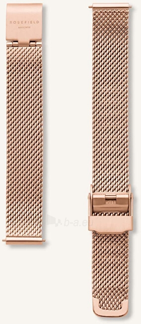 Women's watches Rosefield The Mini Boxes XS White Sunray Mesh Rose gold QMWMRG-Q040 paveikslėlis 2 iš 2