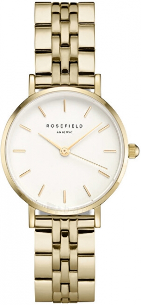 Женские часы Rosefield The Small Edit White Steel Gold 26WSG-267 paveikslėlis 1 iš 5