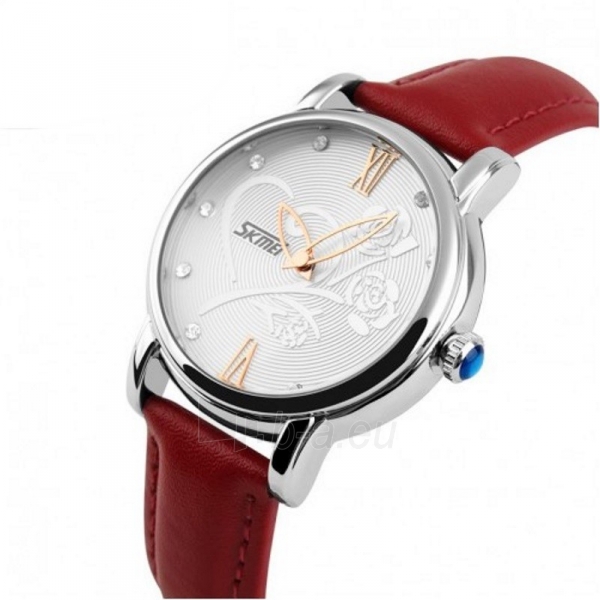 Sieviešu pulkstenis SKMEI 9095CL Rose Dial Black Band paveikslėlis 3 iš 3