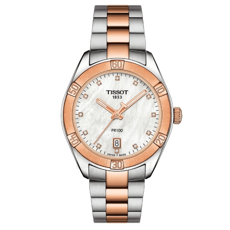 Sieviešu pulkstenis Tissot PR 100 Sport Chic Lady T101.910.22.116.00 paveikslėlis 1 iš 6