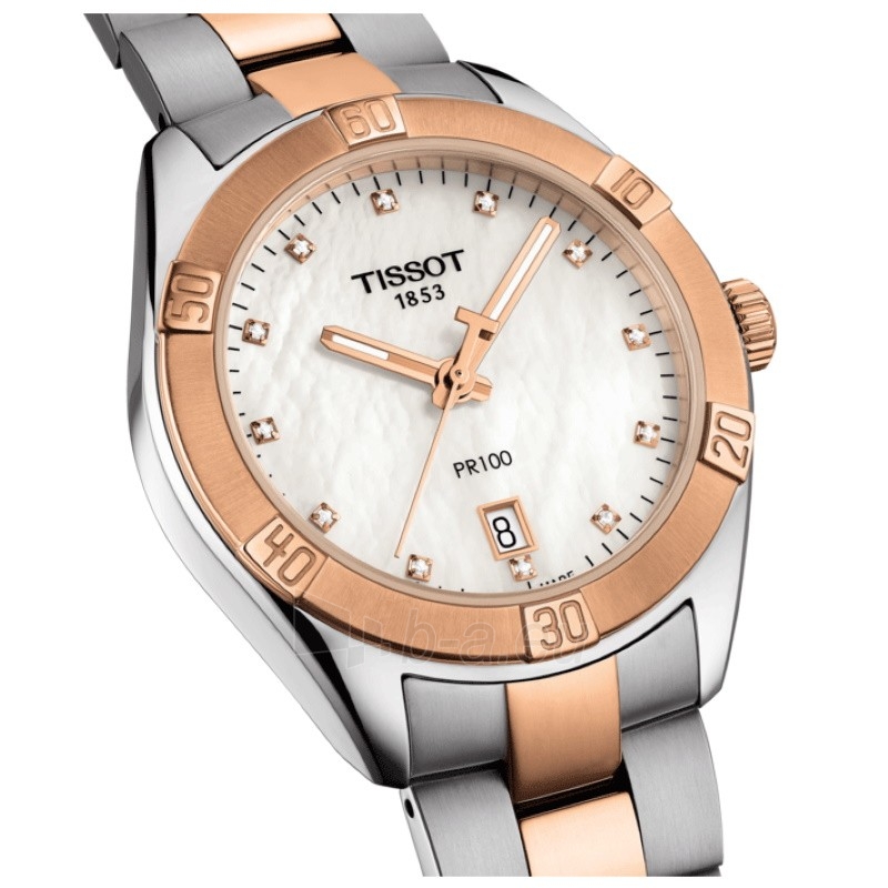 Sieviešu pulkstenis Tissot PR 100 Sport Chic Lady T101.910.22.116.00 paveikslėlis 6 iš 6