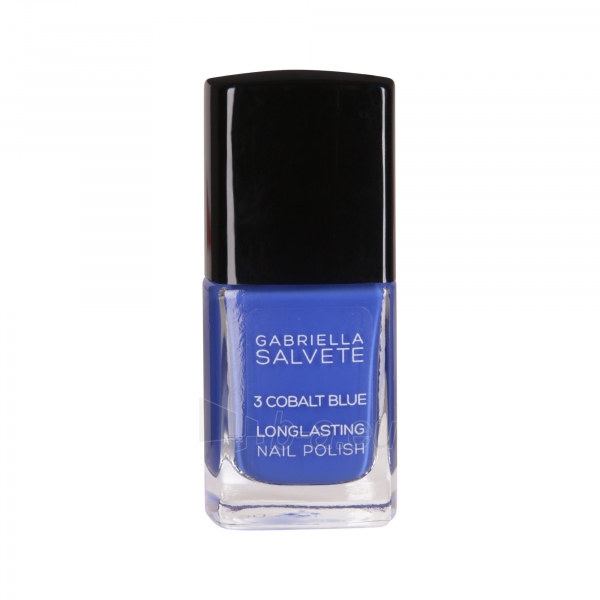 Nagų lakas Gabriella Salvete Longlasting Enamel 03 Cobalt Blue 11ml paveikslėlis 2 iš 2