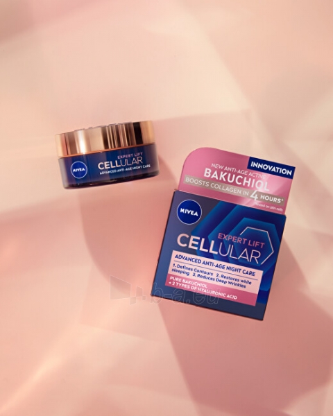 Naktinis cream Nivea Remedy Night Cream Hyaluron Cellular Filler 50 ml paveikslėlis 5 iš 5