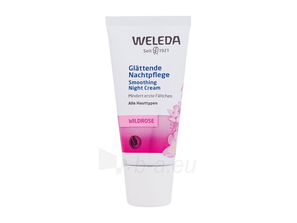 Naktinis cream nuo raukšlių Weleda Wild Rose Smoothing 30ml paveikslėlis 1 iš 1