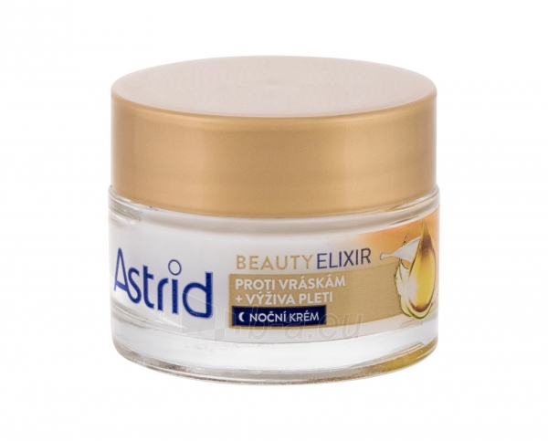 Naktinis odos cream sausai skin Astrid Beauty Elixir 50ml paveikslėlis 1 iš 1