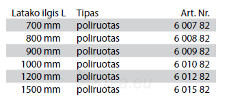 Nerūdijančio plieno dušo latako grotelės Tece Steel II 70, 80, 90, 100, 120, 150 cm 70 cm paveikslėlis 3 iš 3