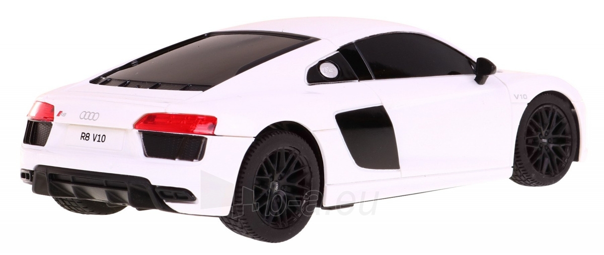 Nuotoliniu būdu valdomas automobilis Audi R8, 1:24, baltas paveikslėlis 3 iš 6