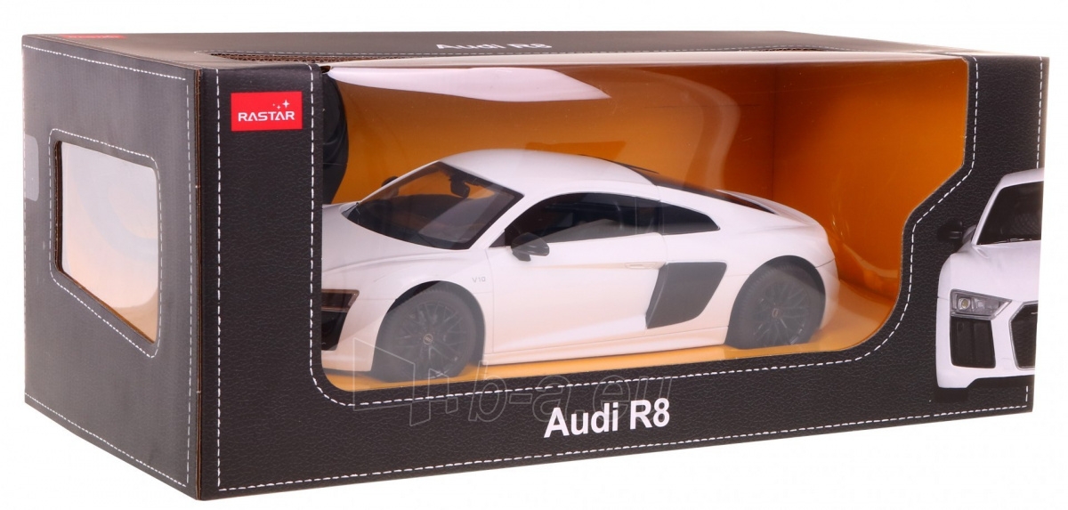 Nuotoliniu būdu valdomas automobilis Audi R8, 1:24, baltas paveikslėlis 5 iš 6