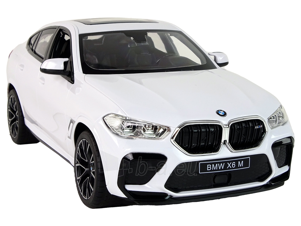 Nuotoliniu būdu valdomas automobilis Bmw X6 M, 1:14, baltas LN15288 paveikslėlis 3 iš 8